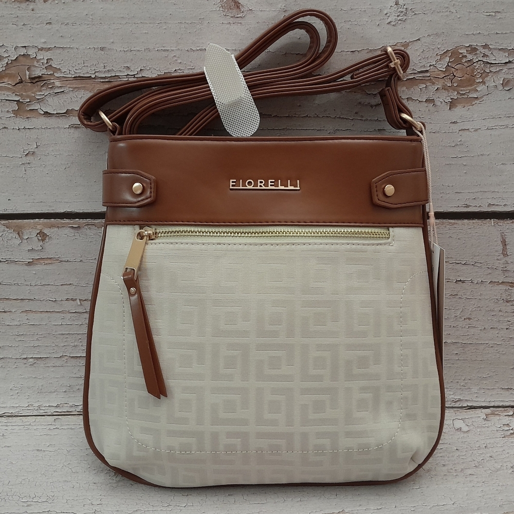 Fiorelli Women's Lila Crossbody Handbag Geo Jaquard